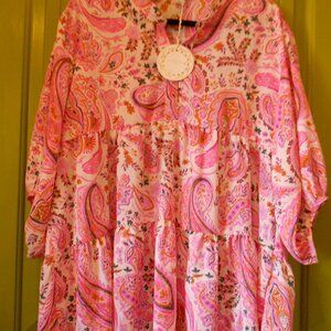 SALE SALE SALE WAS 42.00 NOW 25.00 Umgee Paisley Pastel Top.